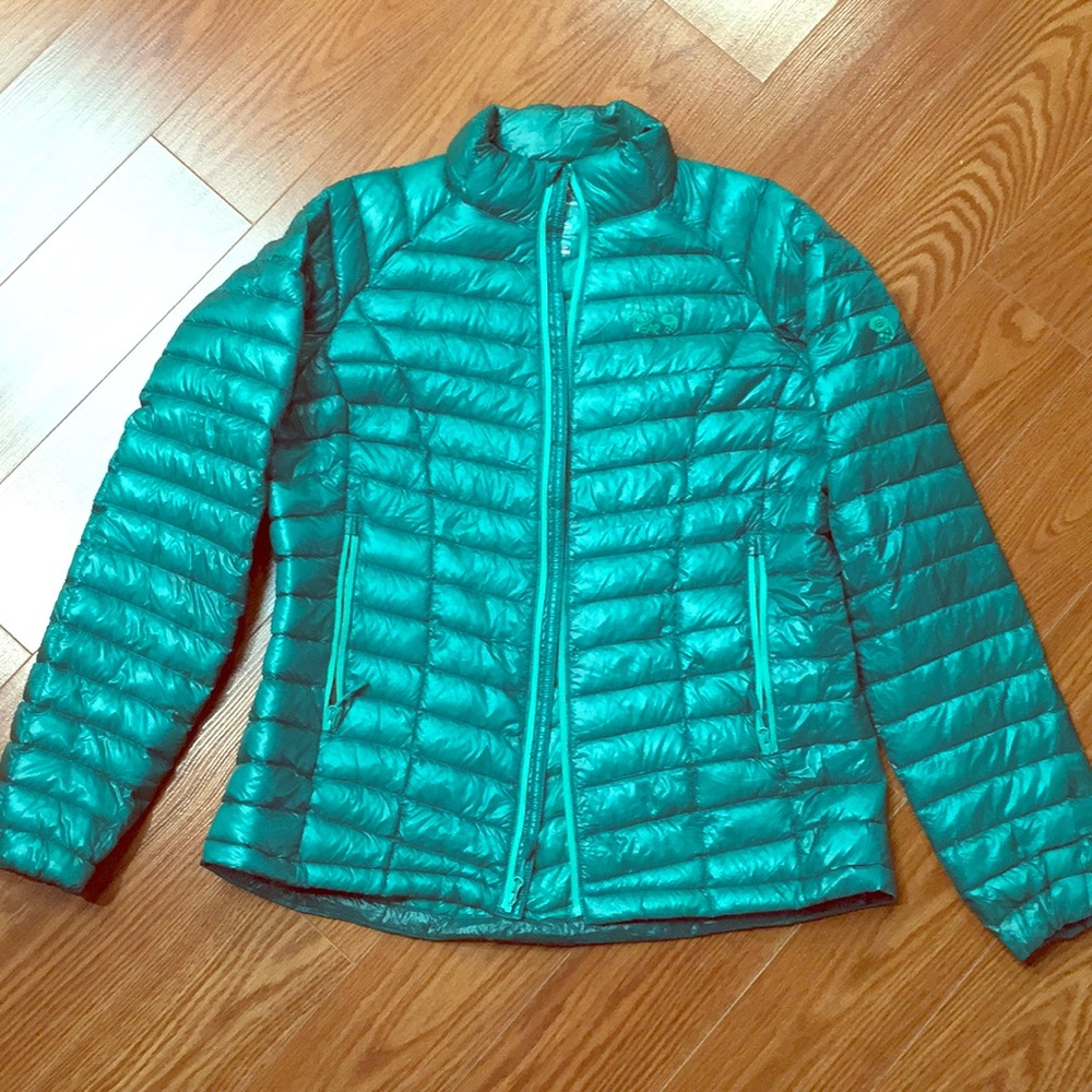 Mountain Hard Wear emerald green down puffer coat
